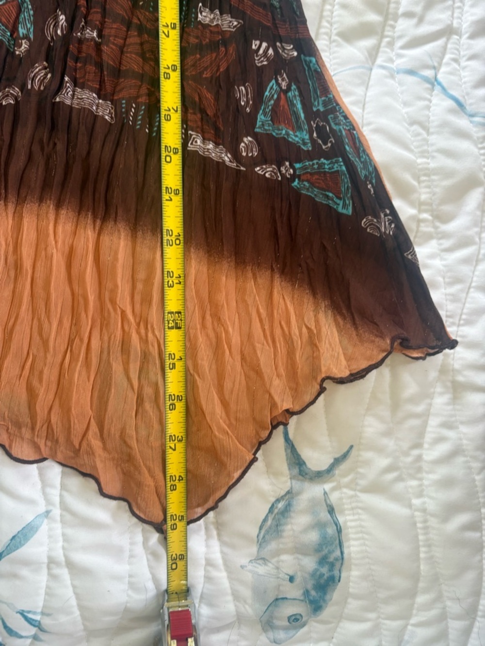 Bohemian Sleeveless Top with Turquoise Accents - Picture 5 of 12